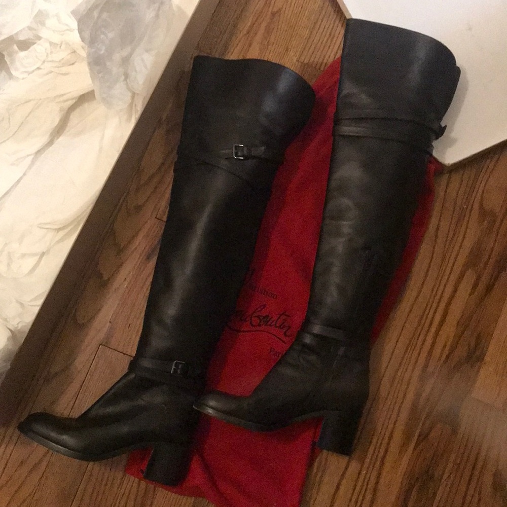 Christian Louboutin Karialta 70 thigh high boots
